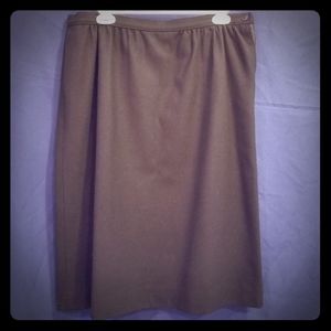 Pendleton Midi Wool Skirt